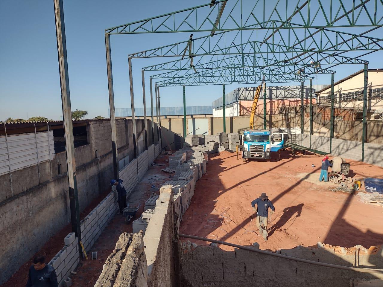 Estrutura para telhado residencial