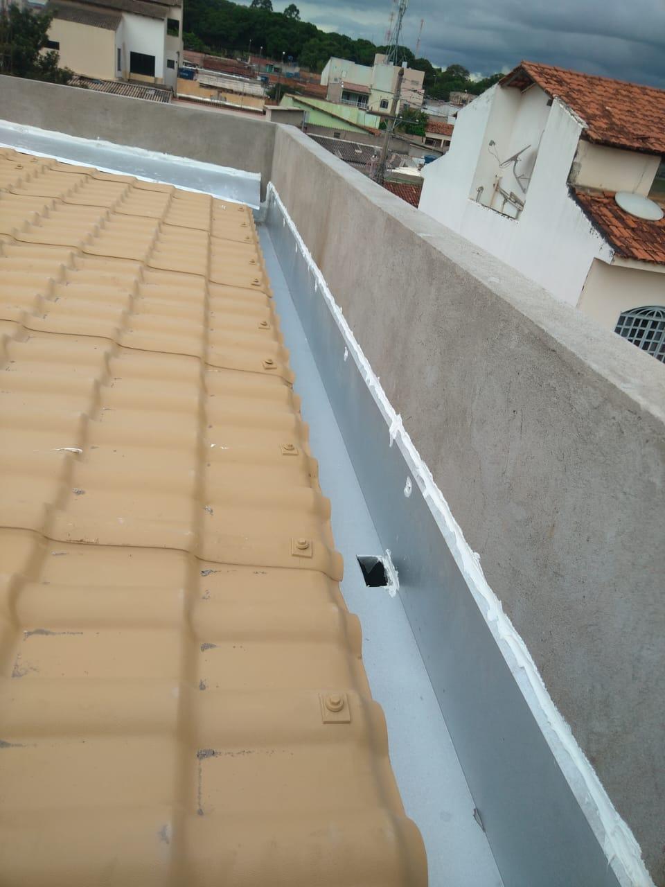 Detalhe da calha