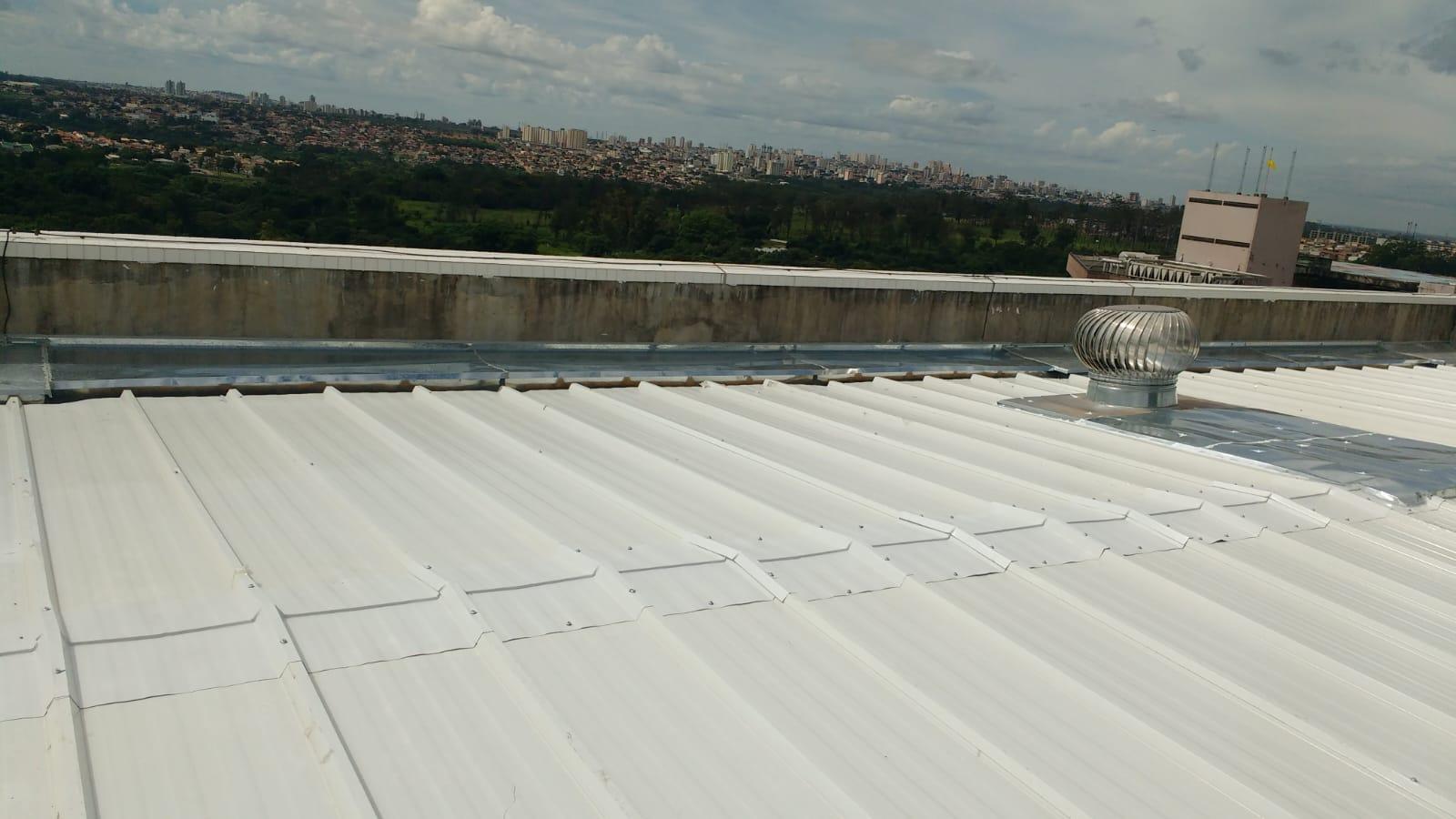 Detalhe da calha